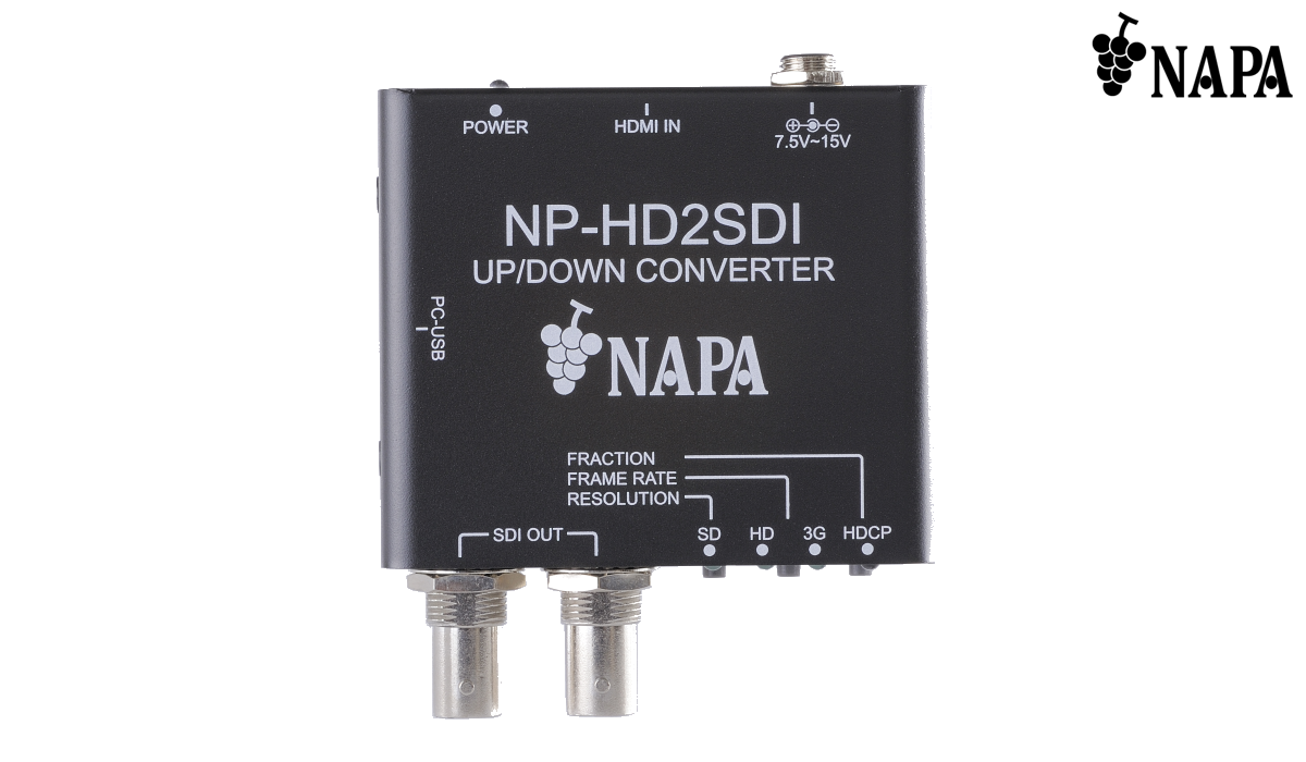 NP-HD2SDI - 3G/HD/SD-SDI対応 HDMI to SDIコンバーター 製品詳細